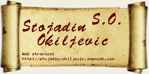 Stojadin Okiljević vizit kartica